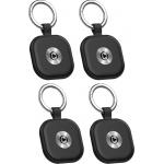 Pack de 4 Smart Trackers d'objet iOS Bluetooth&reg; Track&Find Format porte-cl&eacute;s Noir + Garantie &agrave; vie
