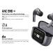 Play Touch XL Pro True Wireless Earphones ANC + ENC 1.65" Touch Screen In-Ear Gray + Lifetime Warranty