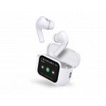 Ecouteurs Play Touch XL Pro True Wireless ANC + ENC Ecran tactile 1.65" Intra-auriculaire Blanc + Garantie &agrave; vie