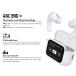 Play Touch XL Pro True Wireless Earphones ANC + ENC 1.65" Touch Screen In-Ear White + Lifetime Warranty
