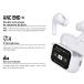 Ecouteurs Play Touch XL Pro True Wireless ANC + ENC Ecran tactile 1.65" Intra-auriculaire Blanc + Garantie &agrave; vie