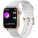 Montre connect&eacute;e ICE SMART 2.0 Rectangulaire Bracelet Silicone Rose gold / Blanc