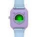 Montre connect&eacute;e ICE SMART Junior 3.0 Rectangulaire Bracelet Silicone Violet / Bleu