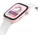 Montre connect&eacute;e ICE SMART Junior 3.0 Find My Rectangulaire Bracelet Silicone Rose / Blanc