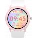 Montre connect&eacute;e ICE SMART Junior RD 3.0 Amoled Ronde Bracelet Silicone Rose / Blanc