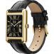 Montre connect&eacute;e ICE SMART TK 2.0 Rectangulaire Bracelet Cuir Or Croco Noir