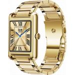 Montre connect&eacute;e ICE SMART TK 2.0 Rectangulaire Bracelet Acier inoxydable Or m&eacute;tal