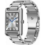 Montre connect&eacute;e ICE SMART TK 2.0 Rectangulaire Bracelet Acier inoxydable Argent m&eacute;tal