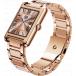 Montre connect&eacute;e ICE SMART TK 2.0 Rectangulaire Bracelet Acier inoxydable Or rose m&eacute;tal