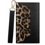 Folio iPhone 12 / 12 Pro Pochette Midnight Leopard