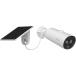 Cam&eacute;ra connect&eacute;e Cell 3C Quad HD 3MP avec panneau solaire Ext&eacute;rieure Blanche