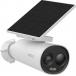 Cam&eacute;ra connect&eacute;e Cell 3C Quad HD 3MP avec panneau solaire Ext&eacute;rieure Blanche