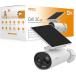 Cam&eacute;ra connect&eacute;e Cell 3C Quad HD 3MP avec panneau solaire Ext&eacute;rieure Blanche