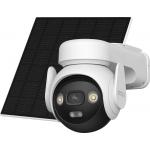 Kit Smart Camera AOV PT 5MP Outdoor with solar panel White