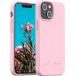 Coque iPhone 13 mini Natura Eco-con&ccedil;ue Baby Pink