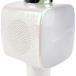 Bluetooth&reg; Speaker Microphone Party MIC 2 15W Karaoke with Light Effects White