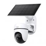 Kit Panneau Solaire + Cam&eacute;ra Tapo TC90 2K 3MP Ext&eacute;rieure Blanche