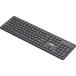 Clavier Bluetooth&reg; Cyclee + Mini r&eacute;cepteur USB A et USB C 2.4Ghz Noir