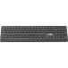 Clavier Bluetooth&reg; Cyclee + Mini r&eacute;cepteur USB A et USB C 2.4Ghz Noir
