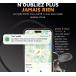 Pack de 4 Smart Trackers d'objet iOS Bluetooth&reg; TravelTag Noir
