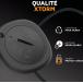 Pack de 4 Smart Trackers d'objet iOS Bluetooth&reg; TravelTag Noir